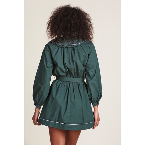 The Shirt by Rochelle Behrens Green Mini Dress S - Picture 4 of 4